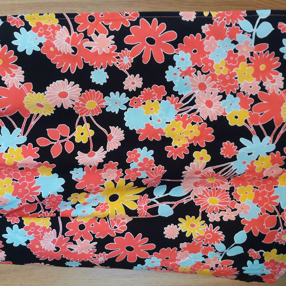 Modcloth – A For Efflorescence Wrap Skirt Multicolor Floral Print Size 12 NWT